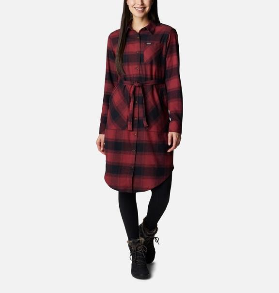 Columbia Pine Street Dresses Red For Women's NZ52071 New Zealand